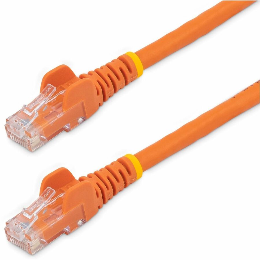 StarTech 35ft CAT6 Ethernet Cable - Orange Snagless Gigabit - 100W PoE UTP 250Mhz Category 6 Patch Cord UL Certified Wiring/TIA