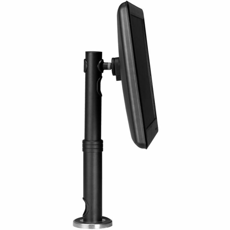 ATDEC POS HEIGHT ADJUSTABLE DESK MOUNT - LOADS UP TO 44LB - VESA 75X75, 100X100