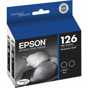 Epson 126 Black Dual Pack High Capacity Ink Cartridges | T126120-D2