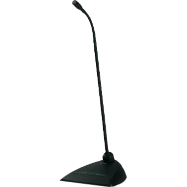 GOOSENECK MICROPHONE, ATTACHED DESKTOP BASE, SUPERCARDIOID, LENGTH 30 CM (12), W
