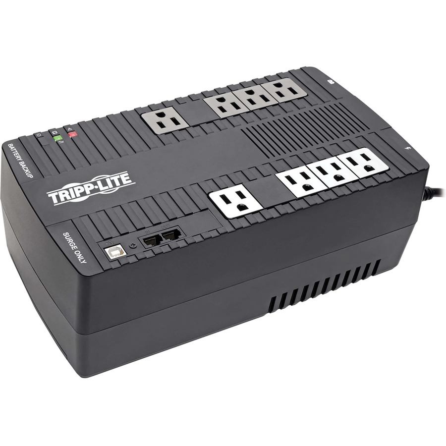 EATON TRIPP LITE SERIES 700VA 350W LINE-INTERACTIVE UPS - 8 NEMA 5-15R OUTLETS,