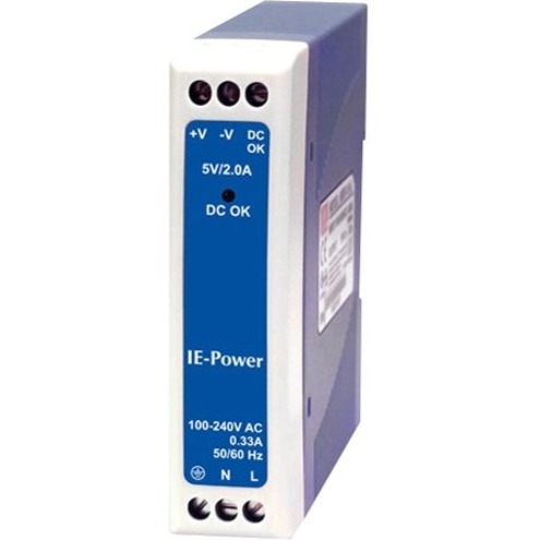 IE-POWER/5V, AC TO DC (DIN RAIL) POWER ADAPTER