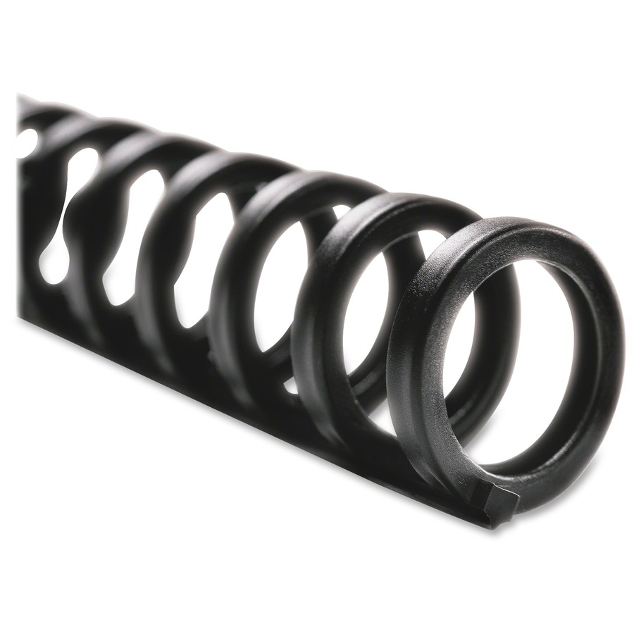 ACCO ProClick 516 Binding Spines - 0.31" Maximum Capacity - 45 x Sheet Capacity - 32 x Rings - Black - Plastic - 100 / Box