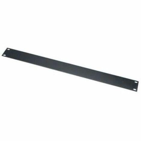 BLANK FILLER PANEL, 1 RU, FLAT STEEL, BL