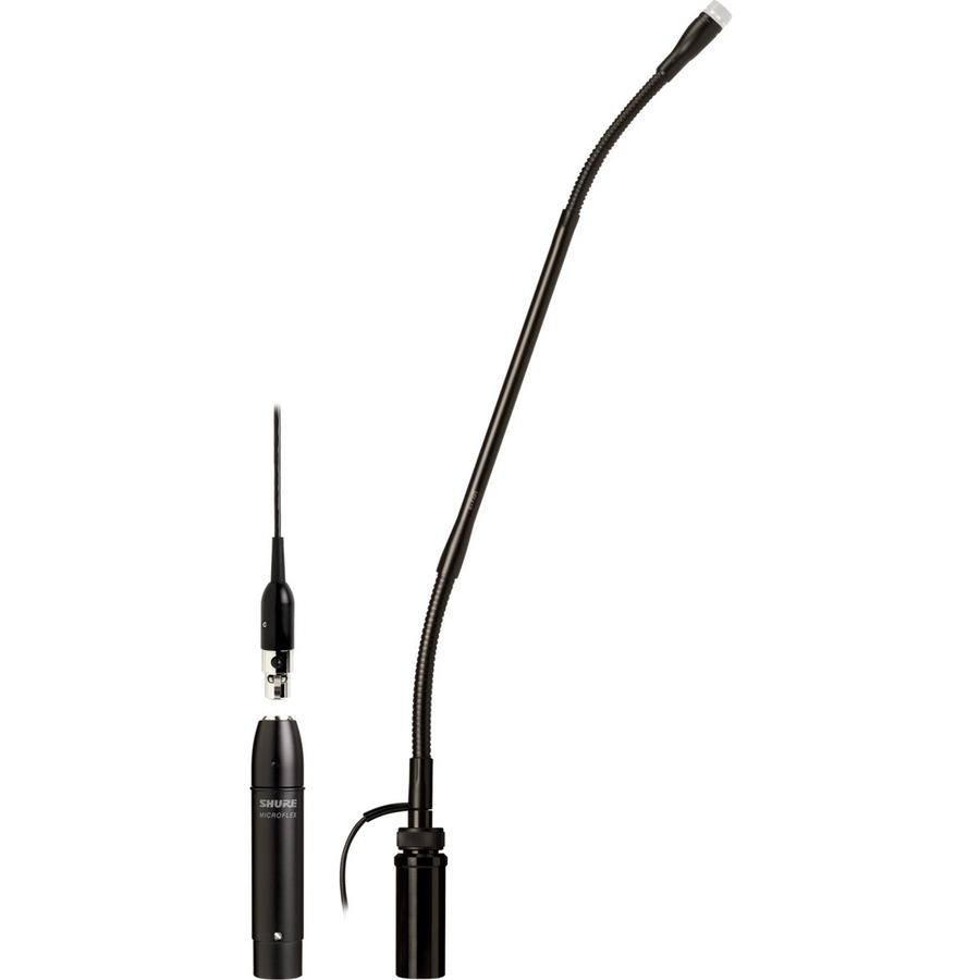 GOOSENECK CONDENSER MICROPHONE, SIDE EXIT, WITHOUT MICROPHONE CARTRIDGE, LENGTH