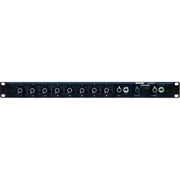 EIGHT-CHANNEL MICROPHONE MIXER WITH EQ PER CHANNEL, AC ONLY, ONE RACK SPACE, SIN