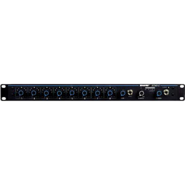 EIGHT-CHANNEL AUTOMATIC MIXER WITH LOGIC CONTROL AND EQ PER CHANNEL, AC ONLY, ON