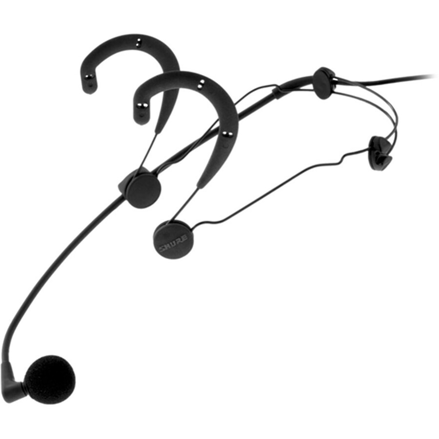BETA 54 SUPERCARDIOID CONDENSER HEADWORN MICROPHONE, BLACK, 5 ATTACHED CABLE WIT