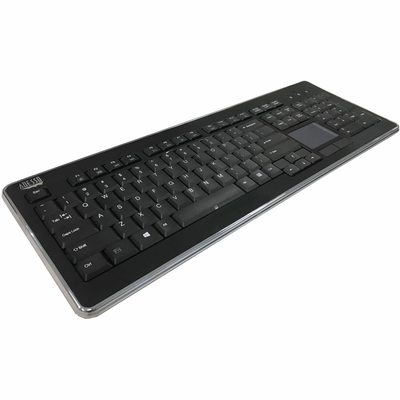 104KEY USB WIRELESS TOUCHPAD KEYBOARD BLK PC EZ CONNECT TACT KEY