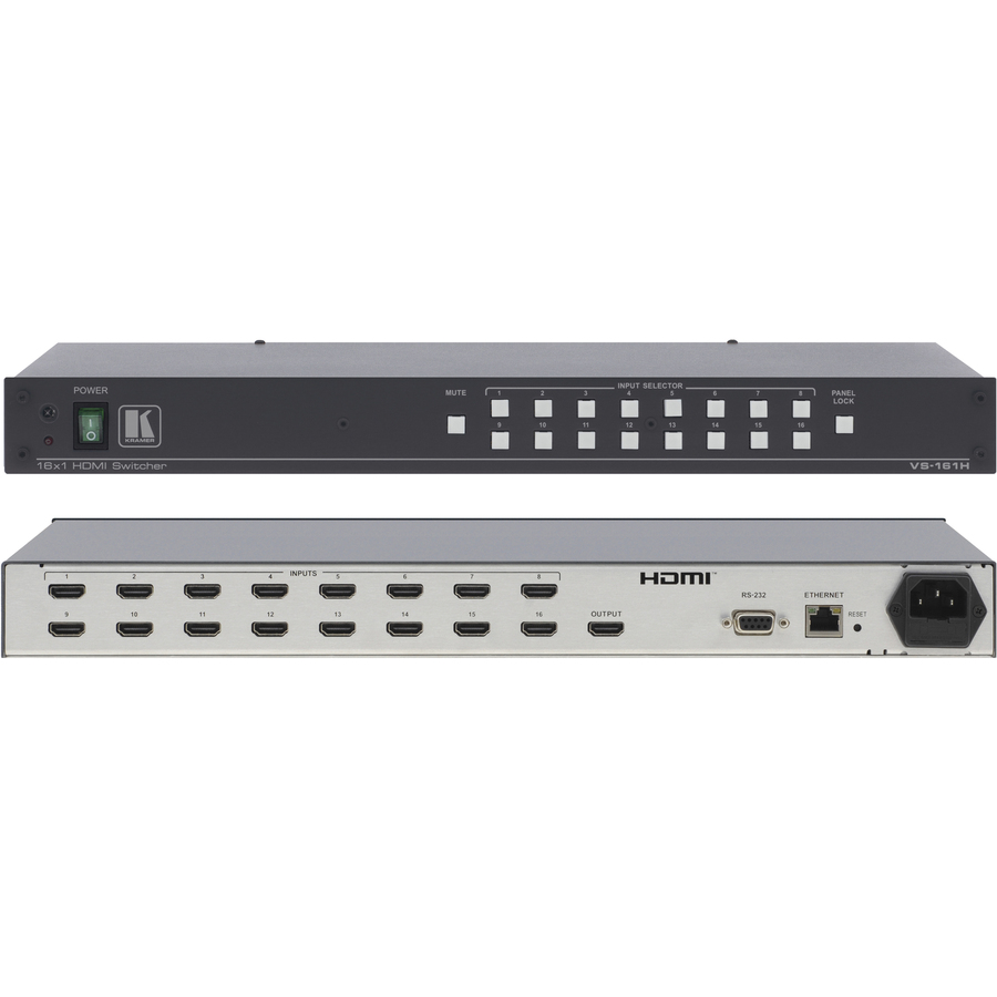 THE VS-161H IS A HIGH-PERFORMANCE SWITCHER FOR HDMI SIGNALS. IT EQUALIZES THE SI