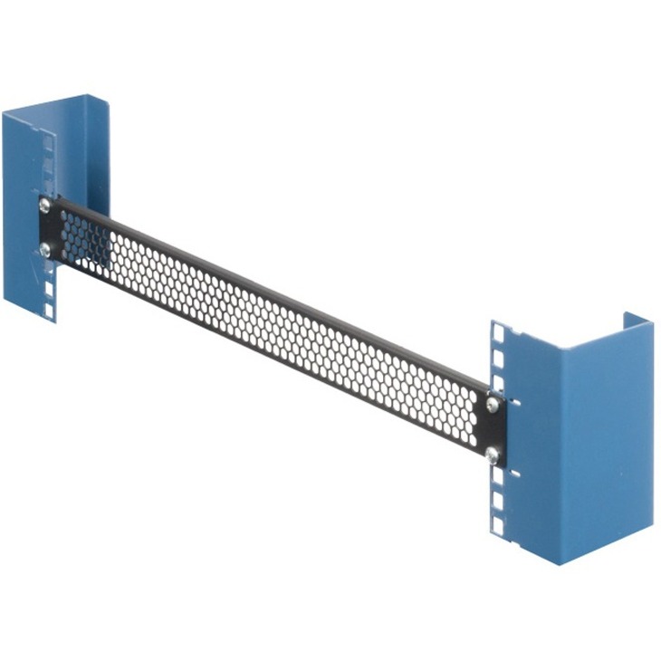 1U VENTED FILLER PANEL WITH FLANGES