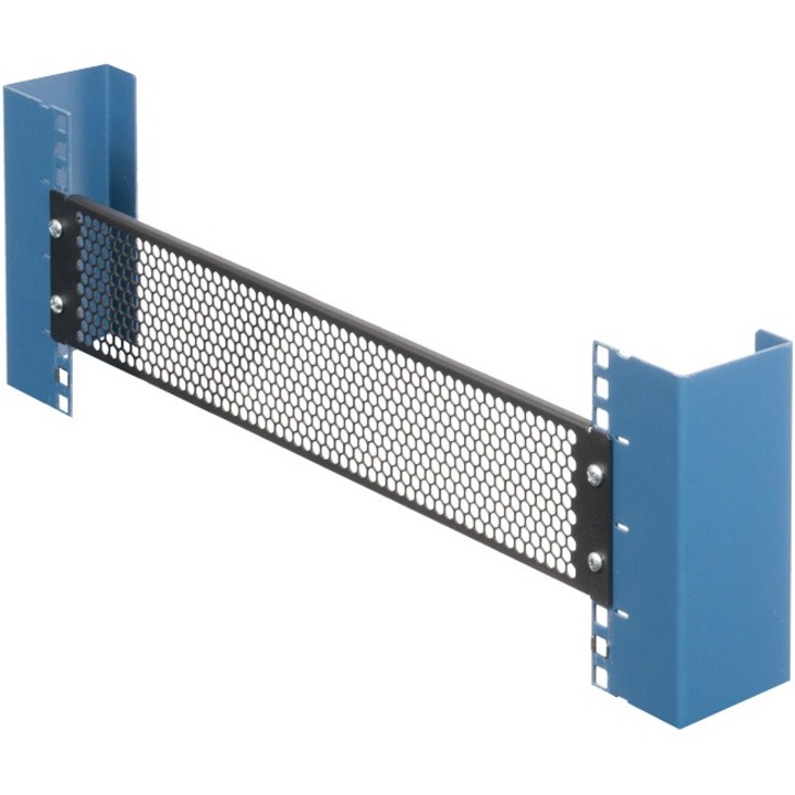 2U VENTED FILLER PANEL WITH FLANGES