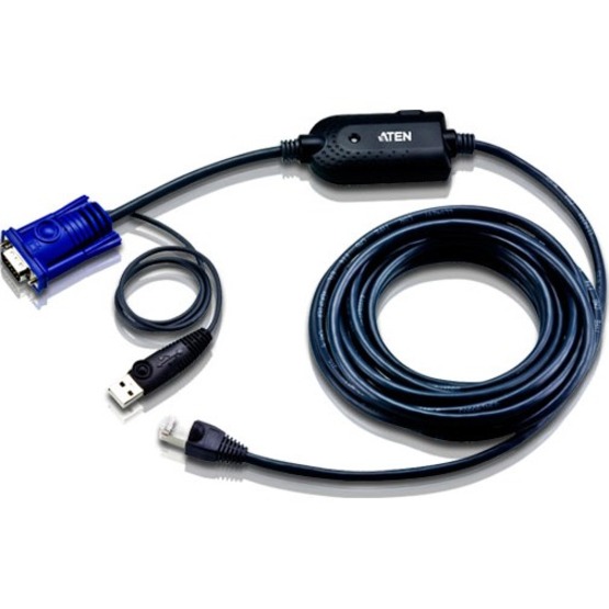 NETWORK CABLE - USB - FEMALE - RJ-45 - MALE - 15 FEET