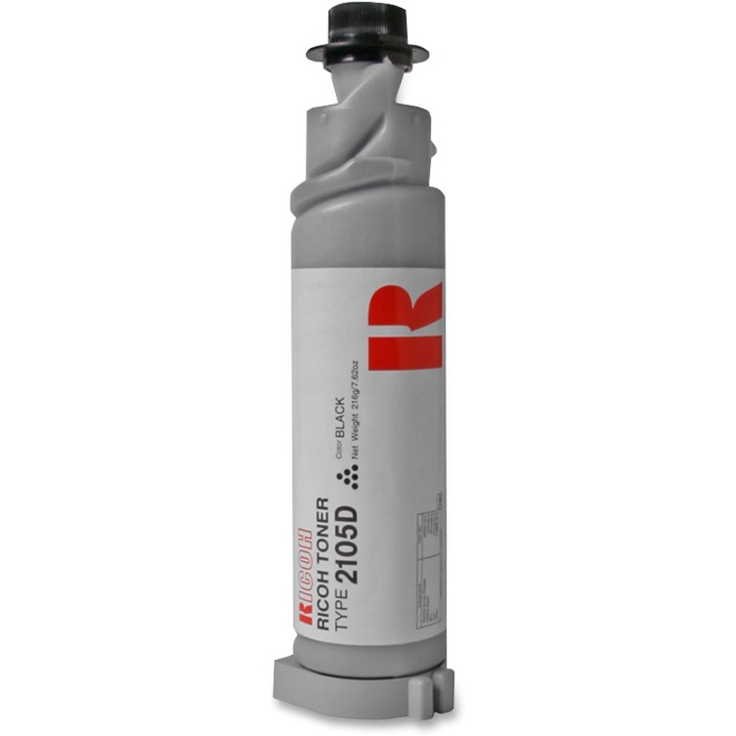 TYPE 2105D BLACK TONER BOTTLE - 6 BOTTLES (216 G EACH) - 8000 PAGES/BOTTLE - FO
