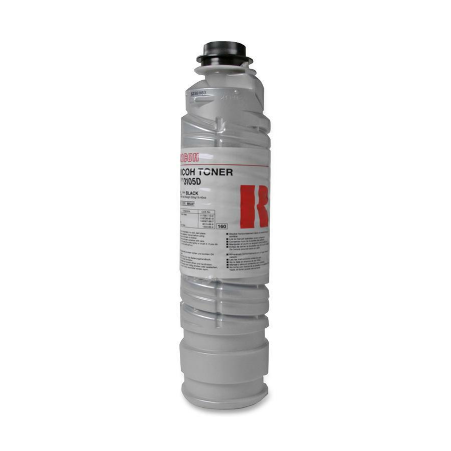 RICOH TONER TYPE 3105D BLACK TONER BOX OF 4 EACH BOTTLE 550G FOR USE IN AP4510 T