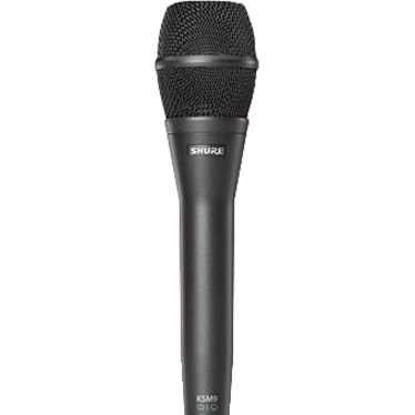 SHURE KSM9 Cardioid & Supercardioid Handheld Condenser Microphone (Charcoal Grey)