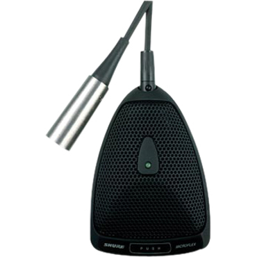 BOUNDARY CONDENSER MICROPHONE, HALF CARDIOID, LOGIC IN/OUT, PROGRAMMABLE BUTTON