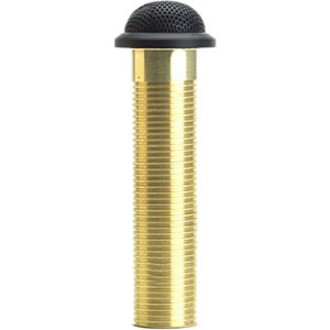 ROUND MINIATURE BOUNDARY MICROPHONE, BI-DIRECTIONAL, 3-PIN XLR, ALUMINUM FINISH