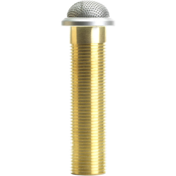 ROUND MINIATURE BOUNDARY MICROPHONE, CARDIOID, 3-PIN XLR, ALUMINUM FINISH