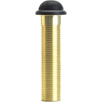 ROUND MINIATURE BOUNDARY MICROPHONE, OMNIDIRECTIONAL, 3-PIN XLR, BLACK