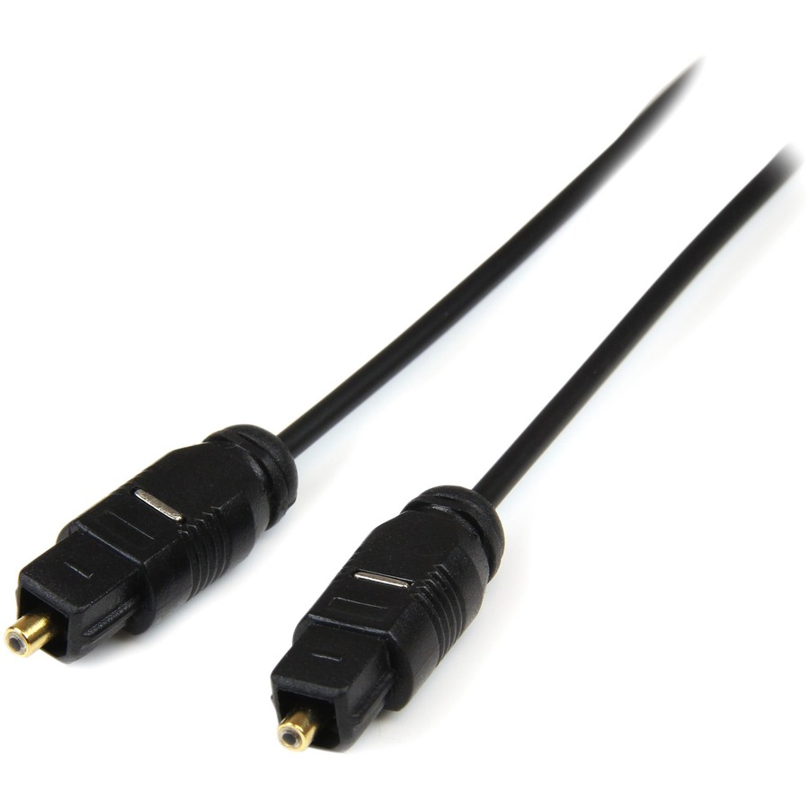 STARTECH Toslink M/M Thin High Res Optical Digital SPDIF Audio Cable - 10ft (THINTOS10)