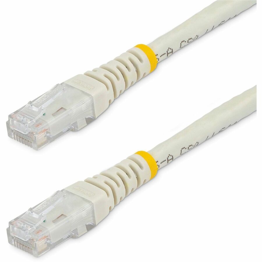 100FT WHITE CAT6 ETHERNET CABLE DELIVERS MULTI GIGABIT 1/2.5/5GBPS & 10GBPS UP T