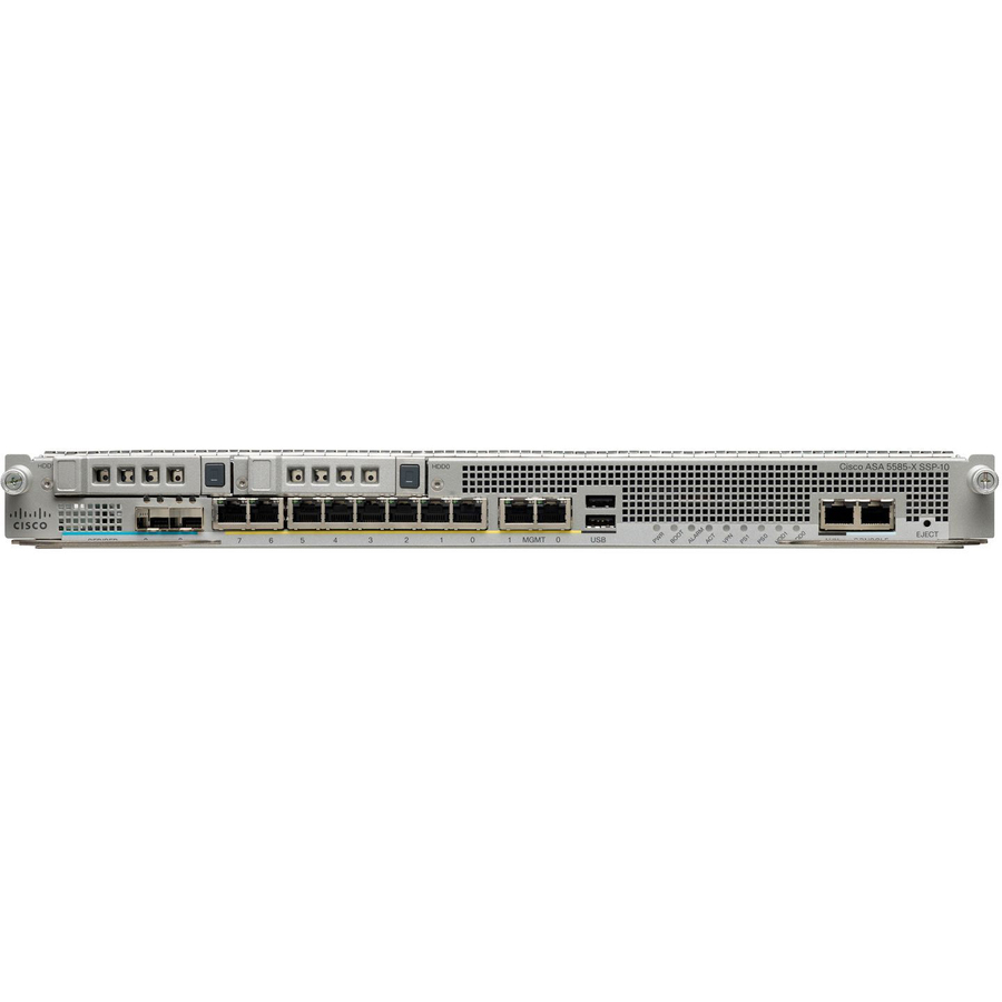 ASA 5585-X CHAS WITH SSP10,8GE,2SFP+,2GE
