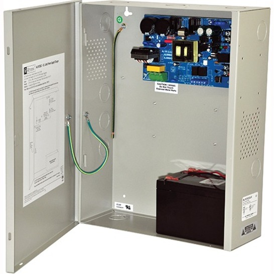 Power Supply Charger, Single Fused Output, 12vdc @ 10a, 115vac, Bc400 Enclosure