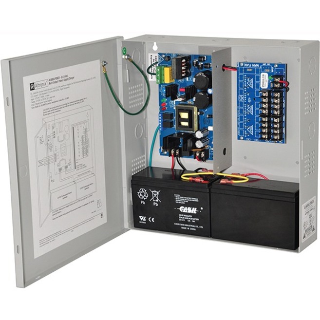 Power Supply Charger, 8 Ptc Class 2 Outputs, 12/24vdc @ 6a, 115vac, Bc300 Enclosure