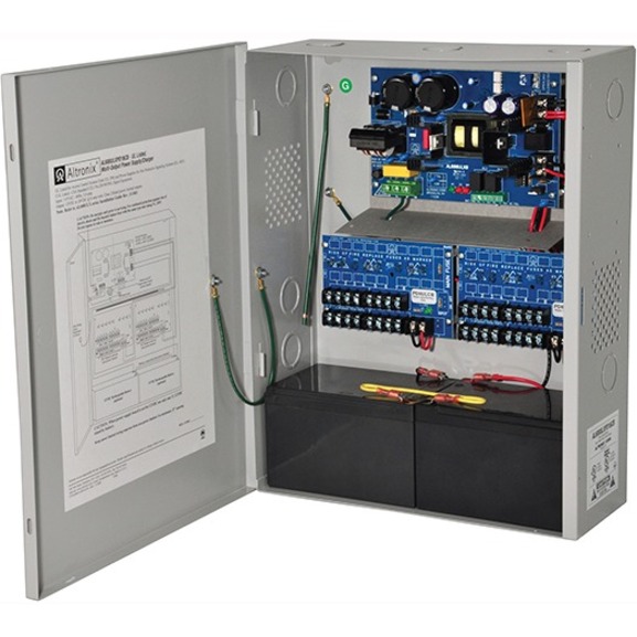 Power Supply Charger, 16 Ptc Class 2 Outputs, 12/24vdc @ 6a, 115vac, Bc400 Enclosure
