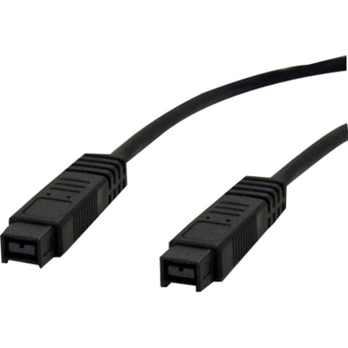 FIREWIRE 9PINS TO 9PINS 10 FT CABLE BLACK COLOR