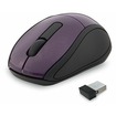 Mini Travel Mouse, Wireless, 2.0 USB, 2"x3"x1-1/4" , Purple