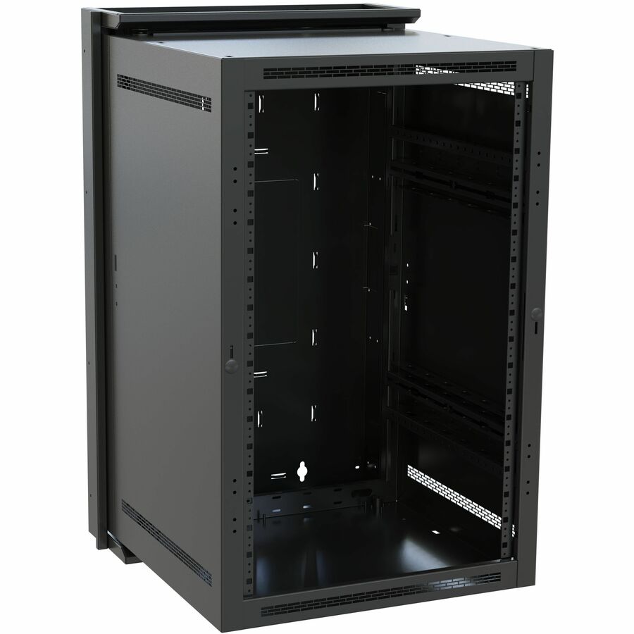 18SP/32D WALL RACK,BLACK