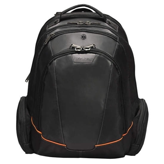 FITS UP TO A 16IN LAPTOP IN A PADDED, FELT-LINED REAR COMPARTMENT THAT FOLDS OPE