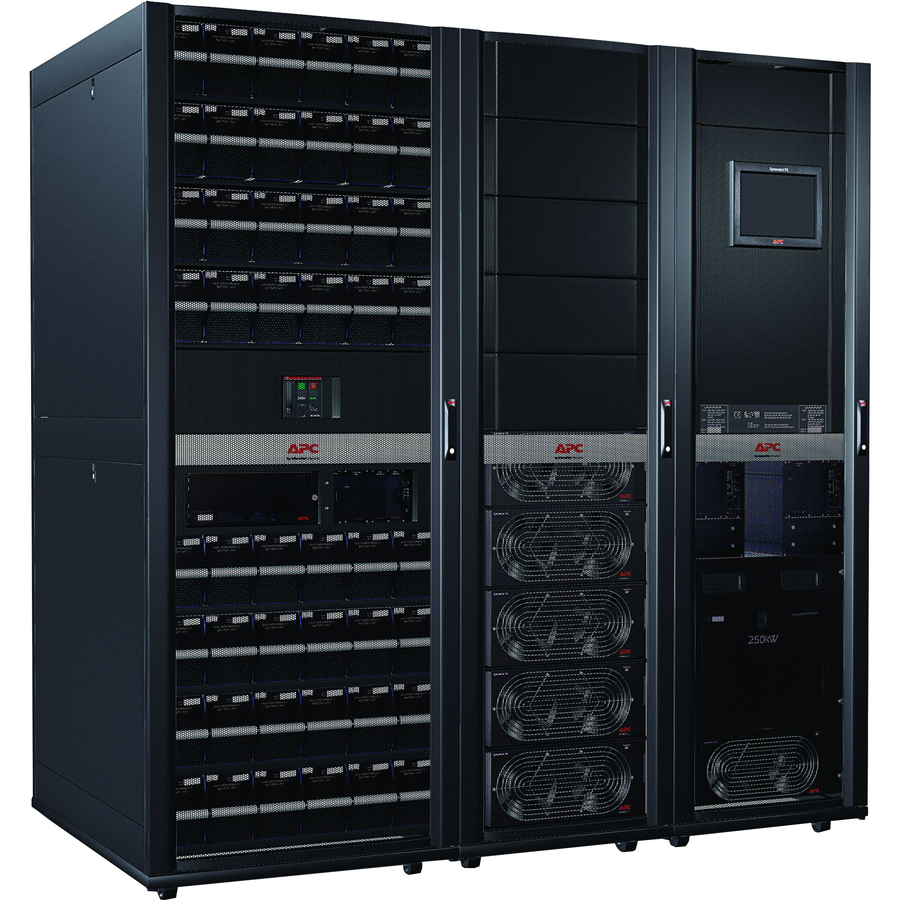 APC SYMMETRA PX 125KW SCALABLE TO 250KW WITHOUT MAINTENANCE BYPASS OR DISTRIBUTI
