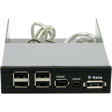 3.5IN COMBO HUB FOR USB2.0/ FIREWIRE/ E-SATA