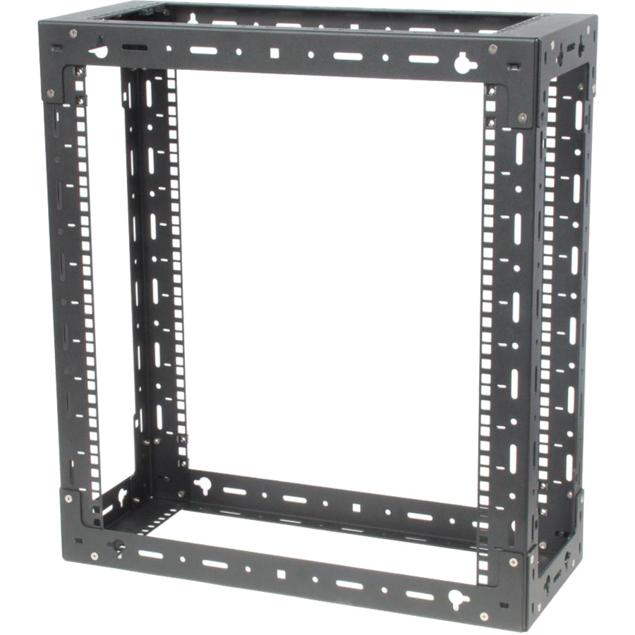 9U DEPTH KIT FOR RACK SOLUTIONS WALL MOUNT OPEN FRAME BLACK WITH SQUARE MOUNTING