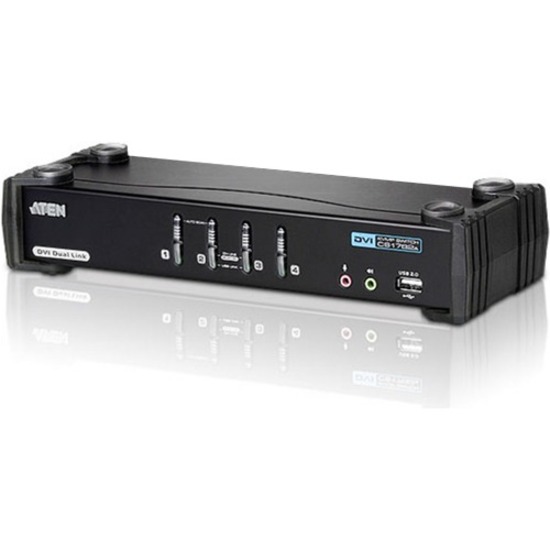 4-PORT USB DVI DUAL LINK KVMP SWITCH