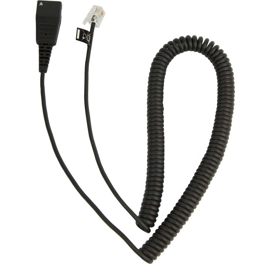 JABRA QD TO RJ-9 CORD COILED MULTI 240