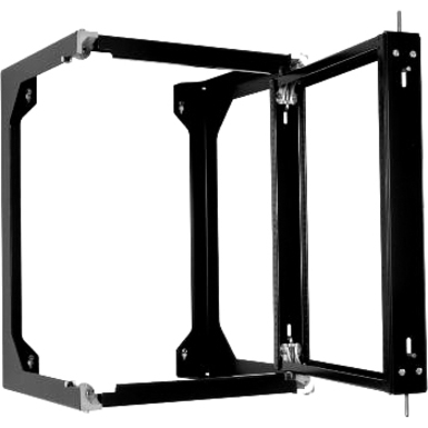 STANDARD SWING GATE WALL RACK, BLACK, 21.7ININ (551 MM) W X 25.2ININ (640 MM) D