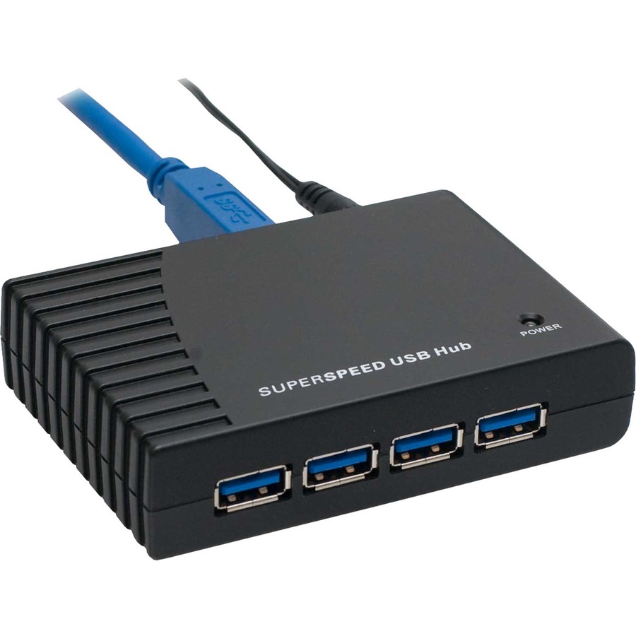 SYBA SuperSpeed USB 3.0 4-port Hub Backward Compatible with USB 2.0 (SY-HUB20062)