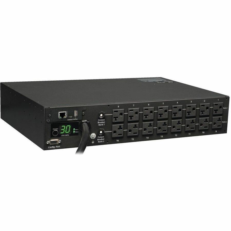 EATON 2.9KW SINGLE-PHASE MONITORED PDU - 120V OUTLETS (16 5-15/20R), L5-30P, 10