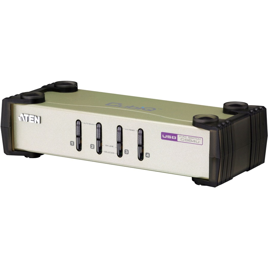 4 Port USB PS 2 KVM