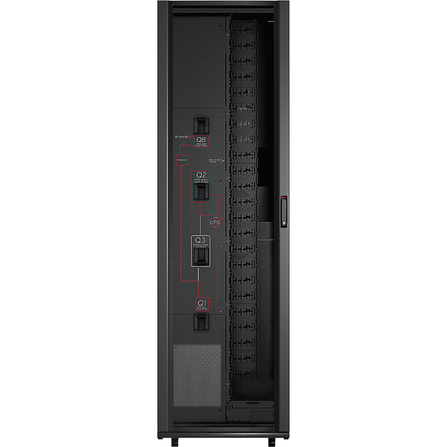 APC 100KVA MODULAR POWER DISTRIBUTION UNIT, 208V, 72 POLES, MBP, 1 SUBFEED