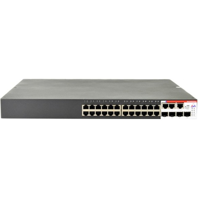 26 PORT 10/100/1000 MBPS STACKABLE SWITCH CONSISTING OF 22 PORT 1000BASR-T + 4 P