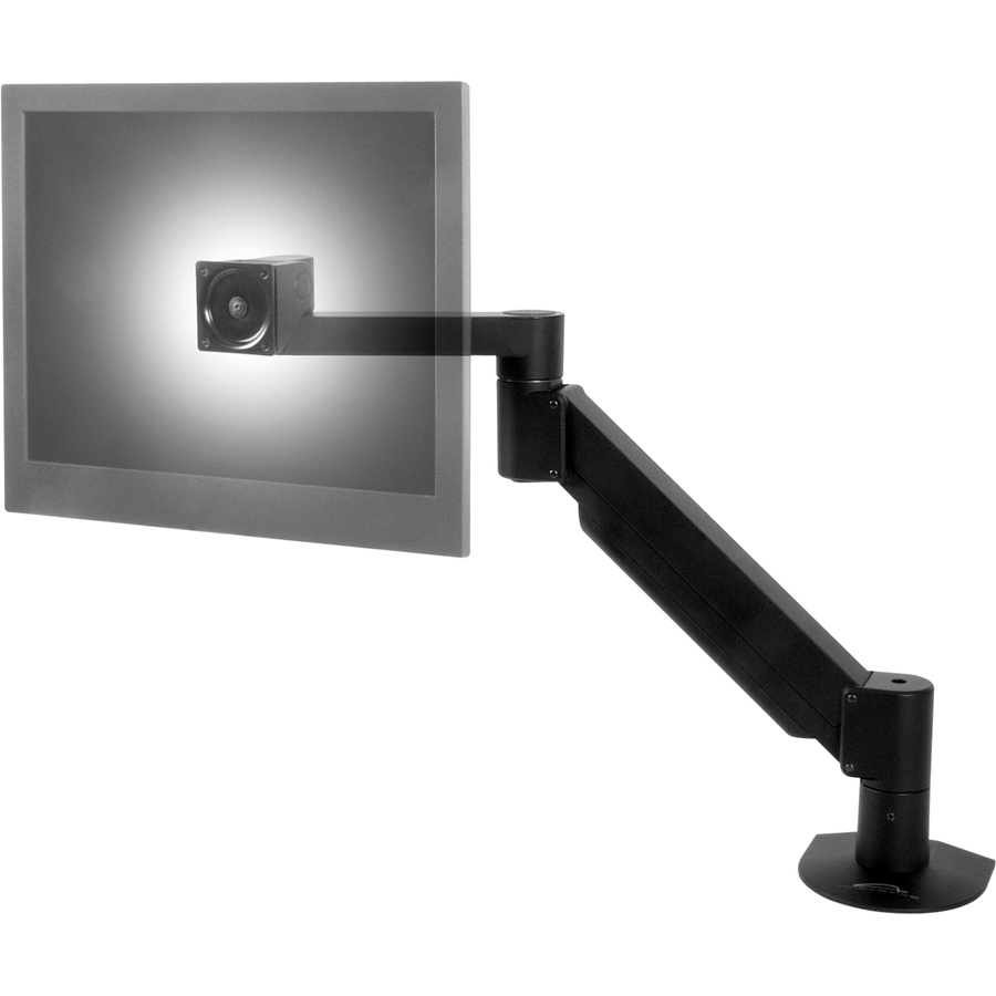 7000-1000 SERIES RADIAL MONITOR ARM, 24 REACH, BLACK. SUPPORTS 13-28 LBS, 75/100