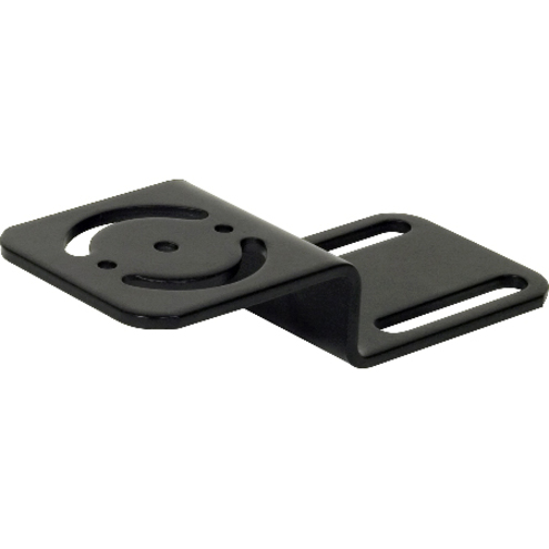 LOW PROFILE BRACKET - STEEL - BLACK - POSITIONS EQUIPMENT LOW TO THE FLOOR, HARD