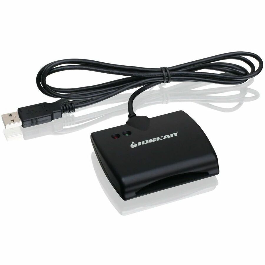 THE IOGEAR GSR202 IS A TAA COMPLIANT USB COMMON ACCESS CARD READER FOR MILITARY,