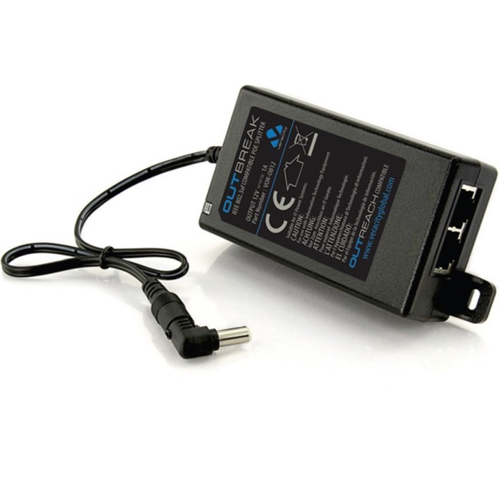 POE SPLITTER PASS THROUGH12V DC JACK