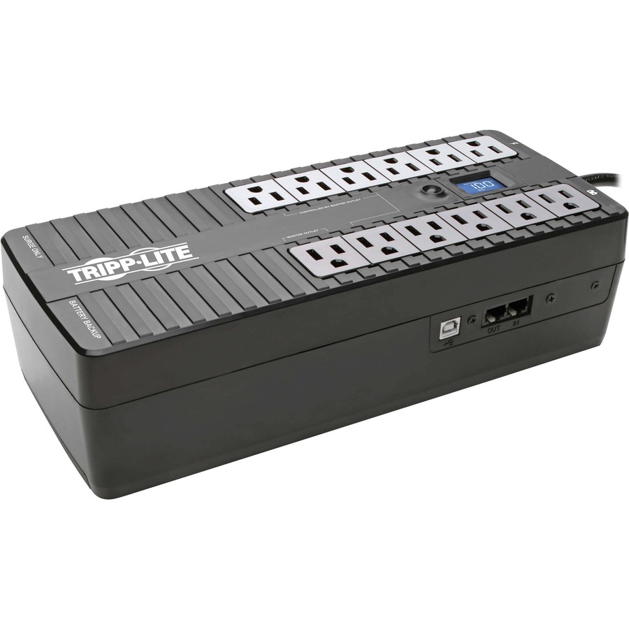 EATON TRIPP LITE SERIES 850VA 425W STANDBY UPS - 12 NEMA 5-15R OUTLETS, 120V, 50